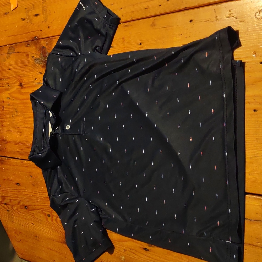 Nicklaus eco choice polo sz m 10/12 fish